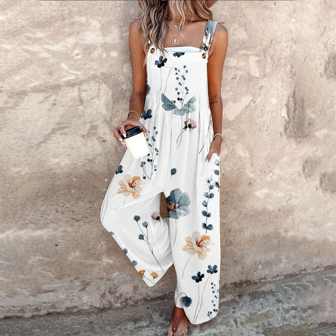 Comfortable Printed Overall | Multicolor