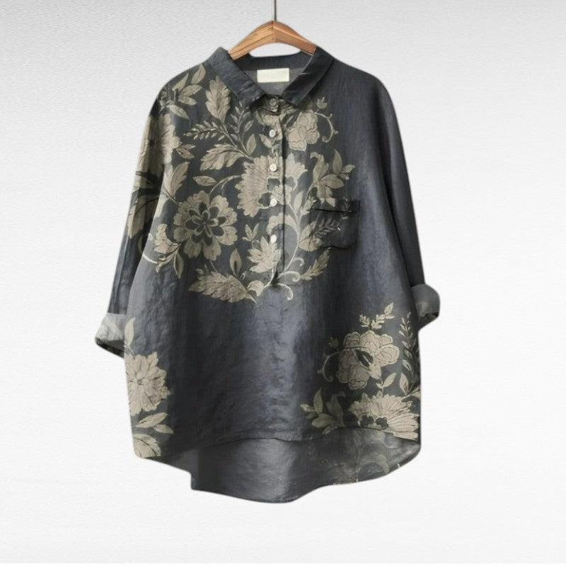 Amber | Spring Floral Blouse