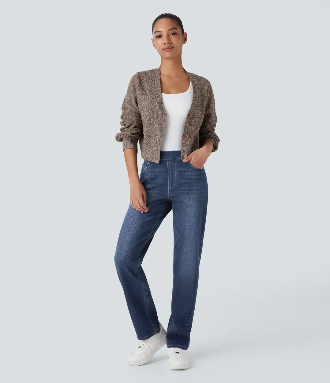 ComfortFit | Elastic High-Waist Pants