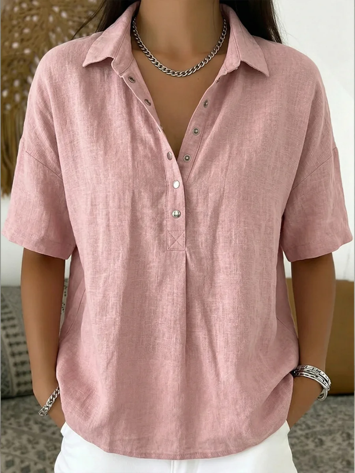 Claire | Collar Button Blouse