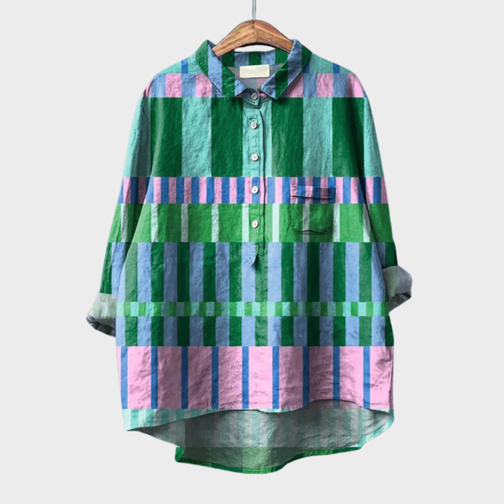 Riley | Colorful Graphic Blouse