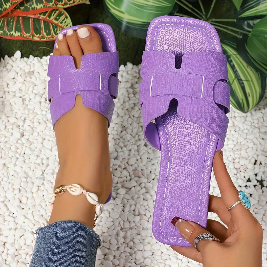 Valencia | Cut-Out Slide Sandals