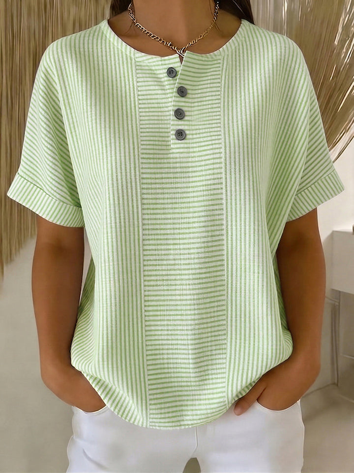 Belle | Relaxed Striped Blouse