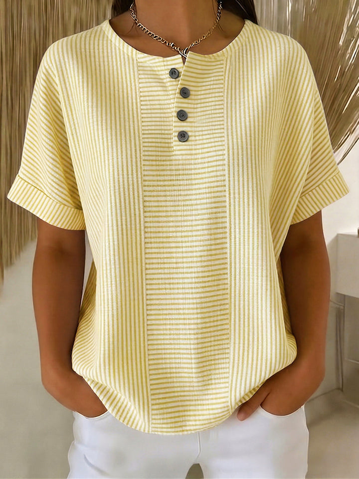 Belle | Relaxed Striped Blouse
