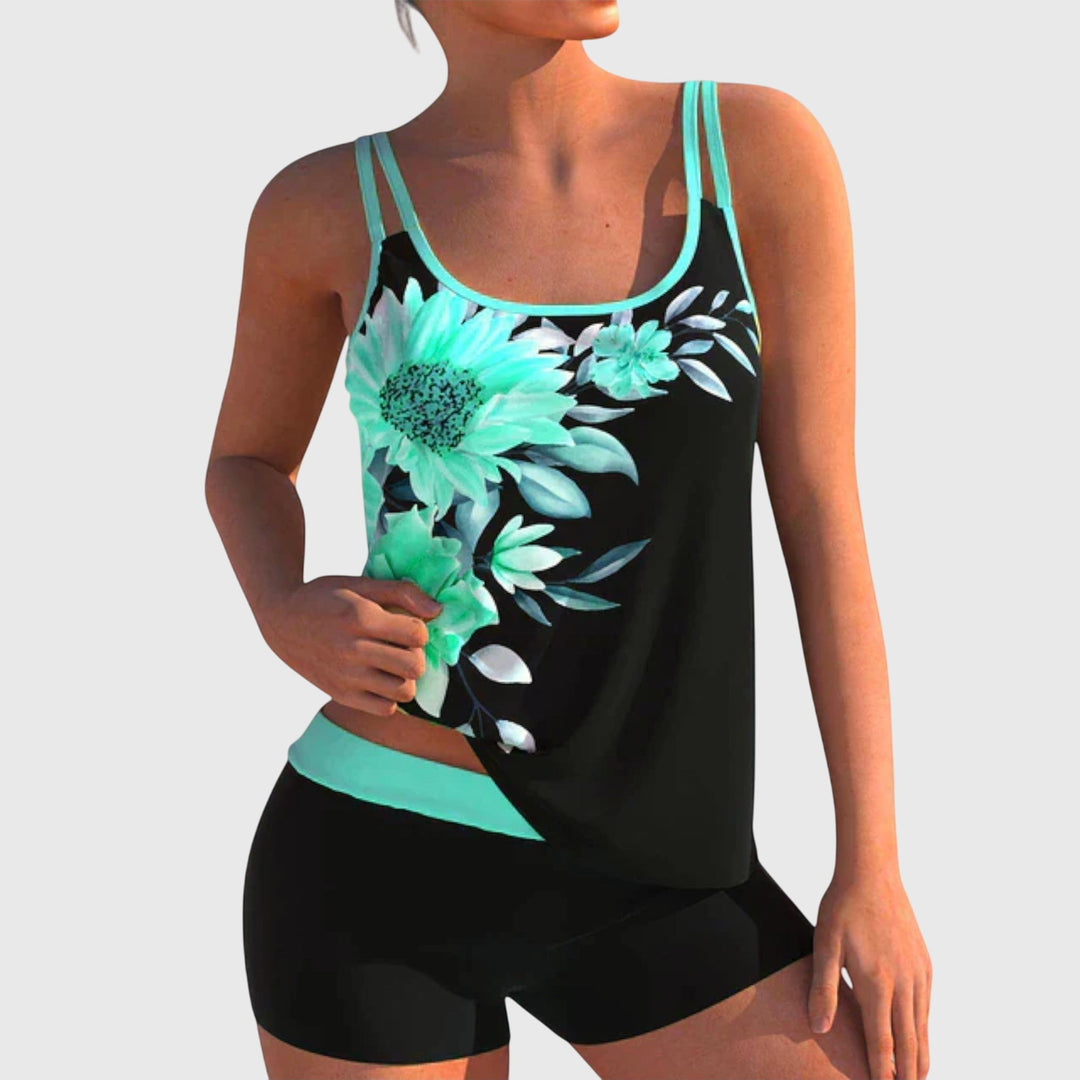Alice | Floral Two-Piece Swimsuit
