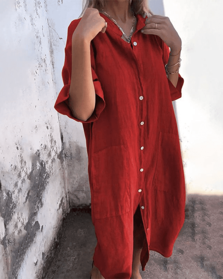 Charlotte | Breezy Shirt Dress
